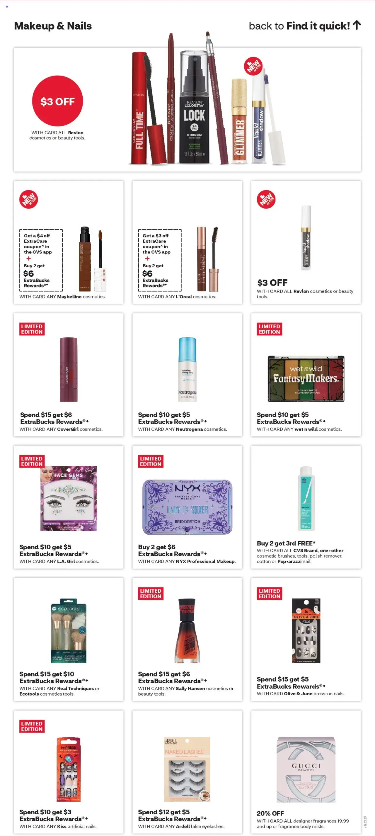 CVS Pharmacy Weekly Ad - CT - valid from 12.10.2025 | Page: 12 | Products: Ink, Fragrance, Lip Liner, Sheet