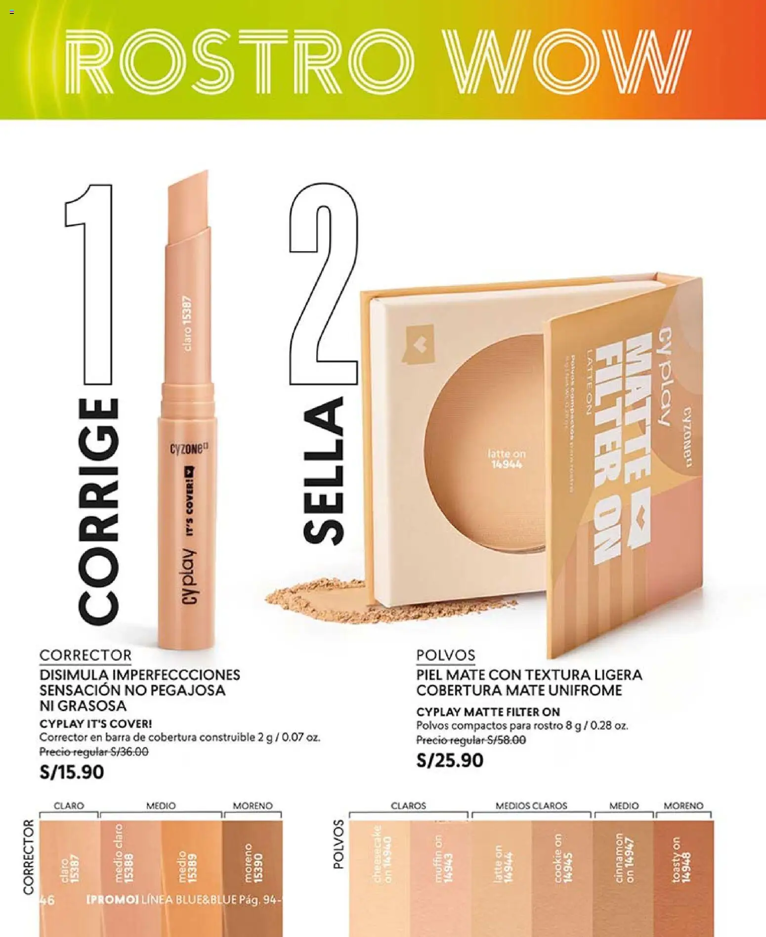 Catálogo CyZone válido desde 21.02.2026 | Página: 46 | Productos: Corrector