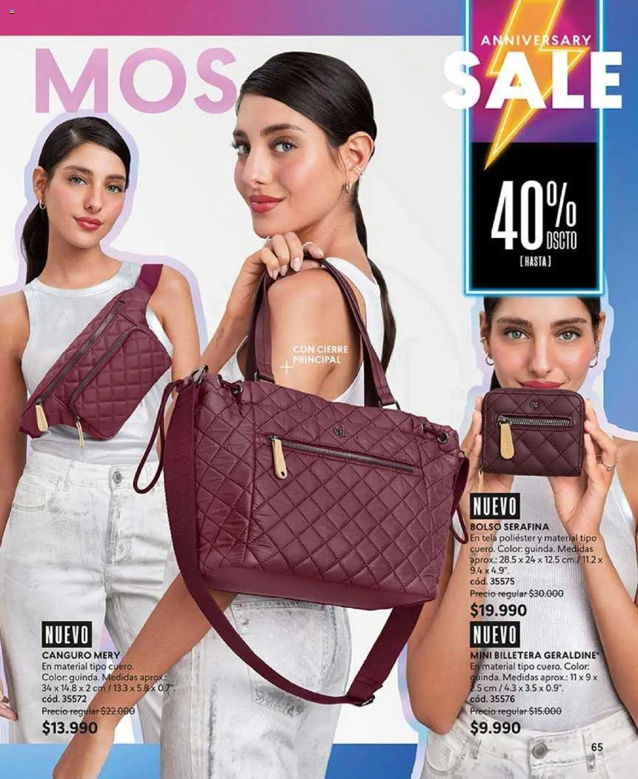 Catálogo CyZone Campaña 10 │ válido desde el 02.06.2025 | Página: 65 | Productos: Bolso, Billetera