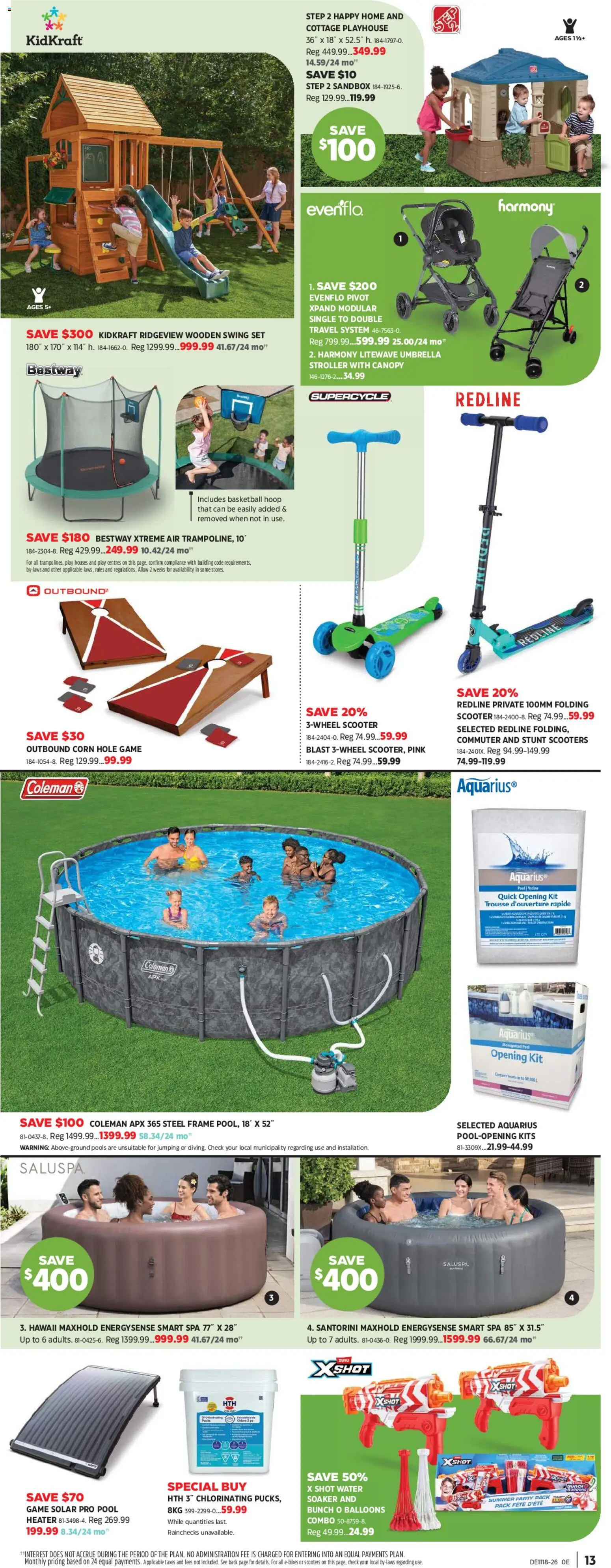 Canadian Tire flyer valid from 30.04.2026 | Page: 18 | Products: Umbrella, Game
