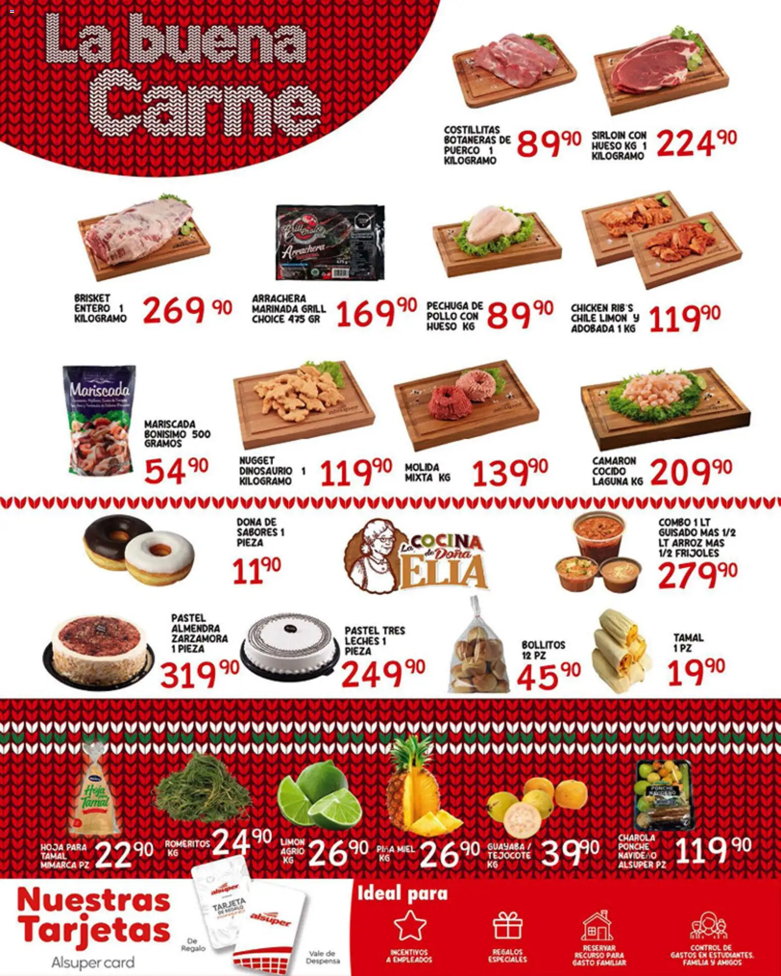 Nuevas ofertas de Alsuper válidas en toda la República Mexicana desde el 19.12.2025. ¡Encuentra las mejores ofertas en Alsuper folleto Durango! | Página: 6 | Productos: Pastel, Almendra, Cocina, Despensa