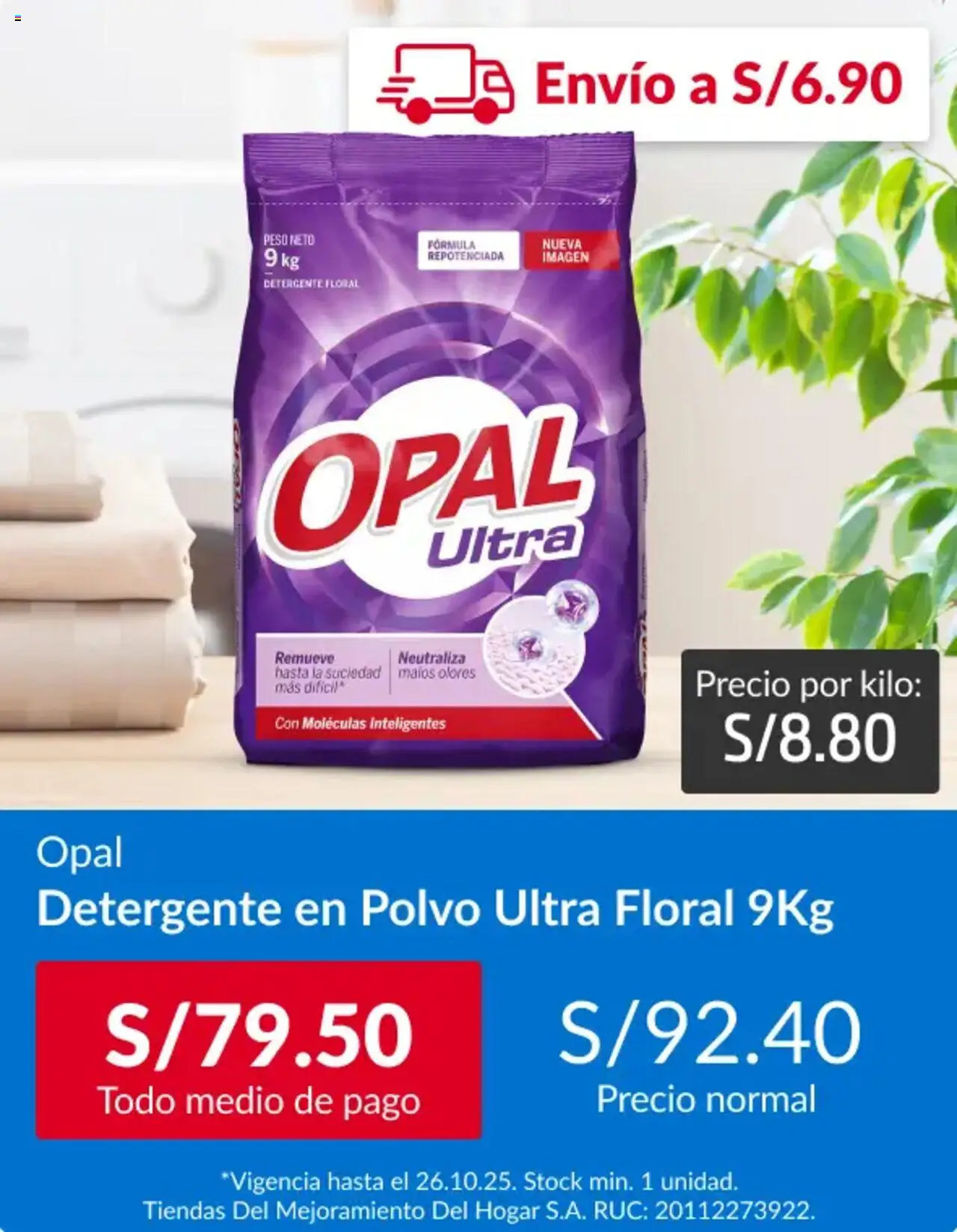 Catálogo Sodimac válido desde 20.10.2025 | Página: 7 | Productos: Detergente, Peso, Polvo