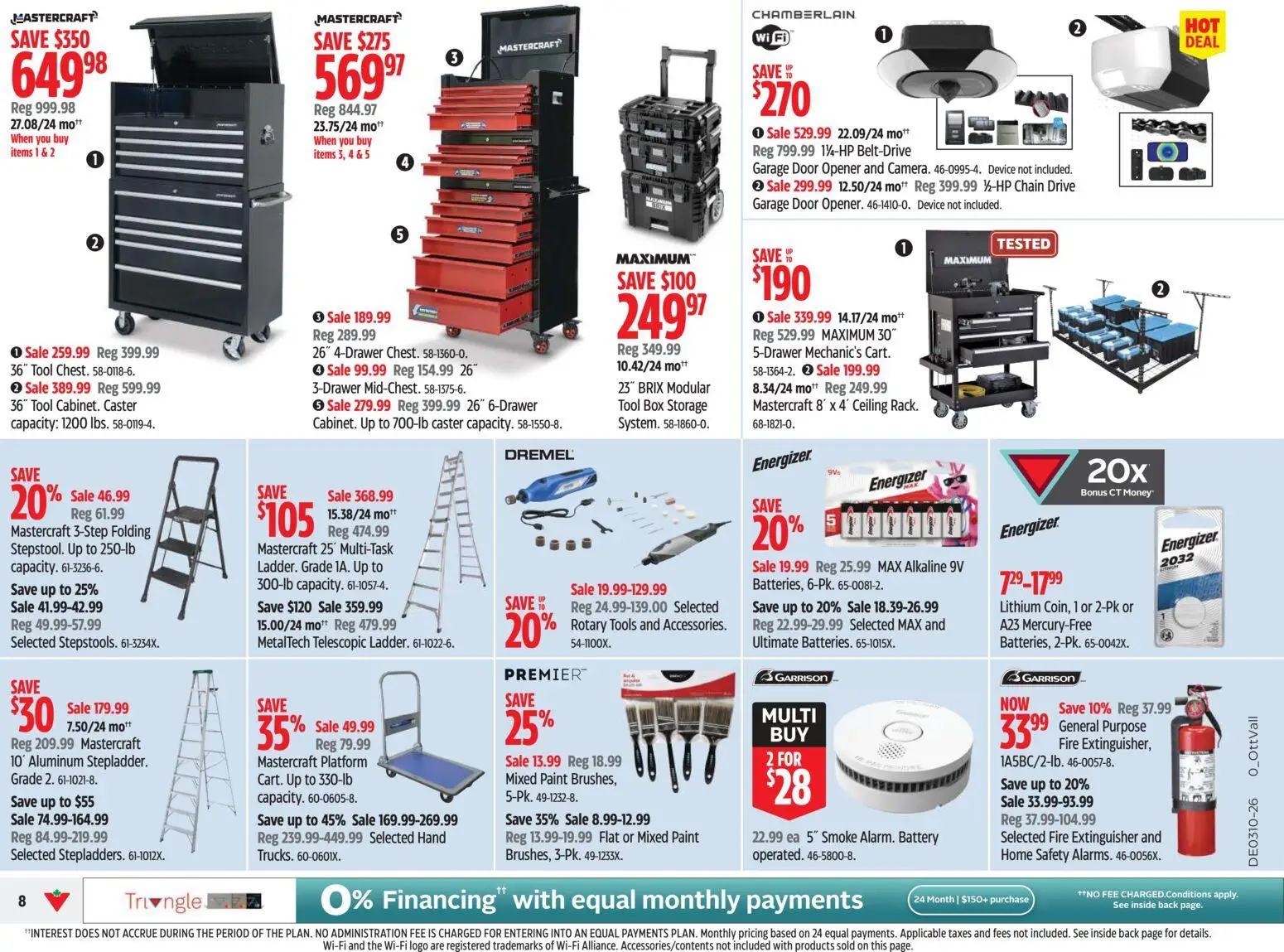 Canadian Tire flyer valid from 05.03.2026 | Page: 8 | Products: Box, Battery