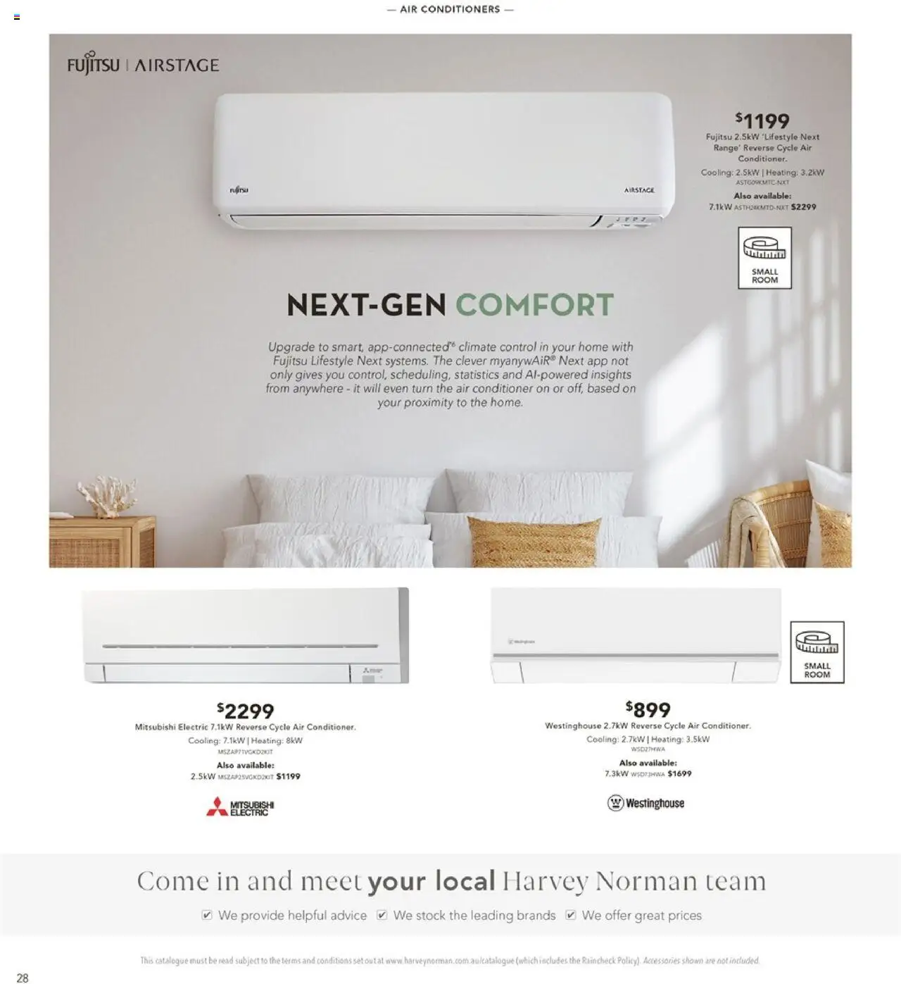 Harvey Norman catalogue - valid from 09.09.2025 | Page: 28 | Products: Conditioner, Accessories