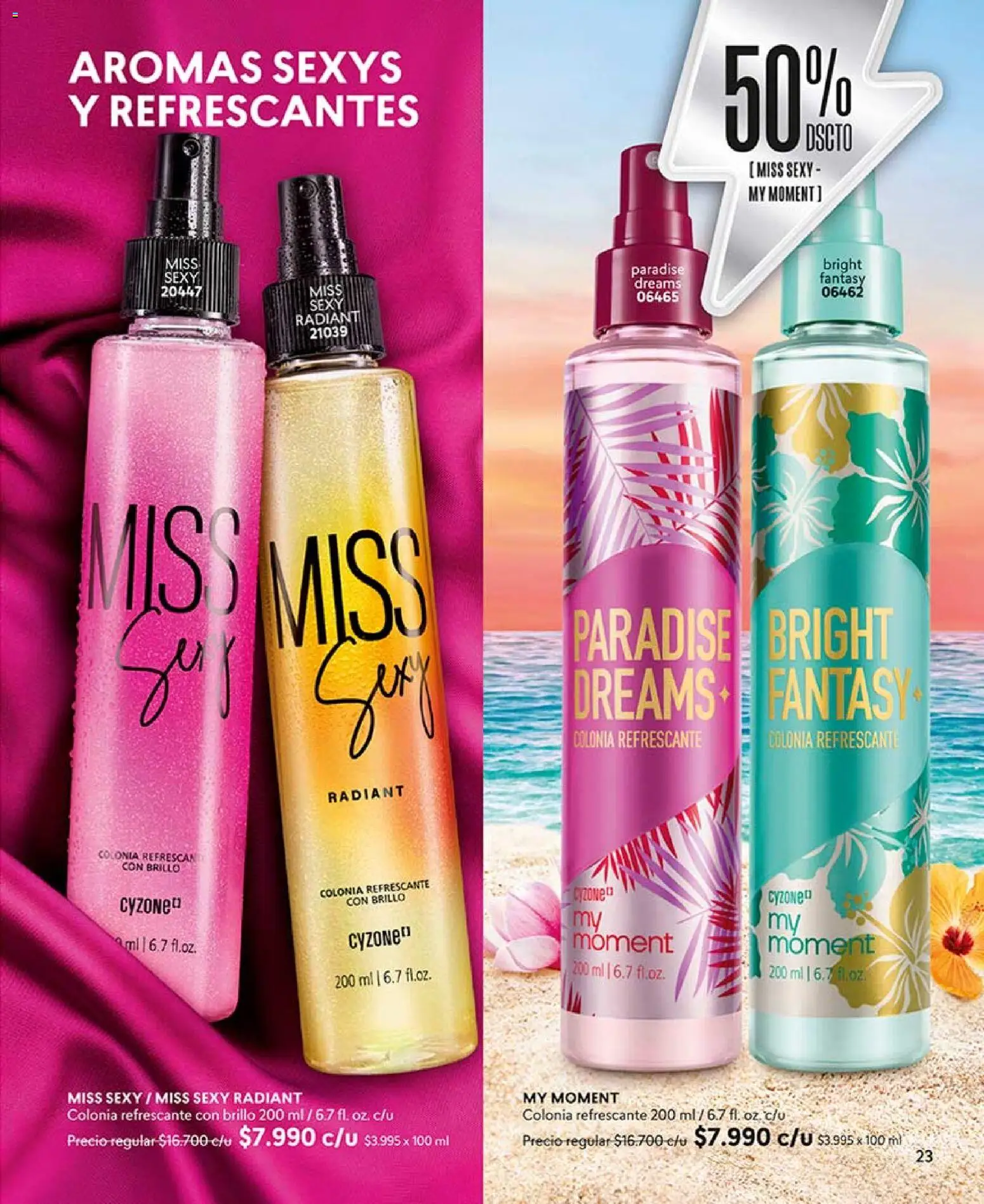 Catálogo CyZone Campaña 8 │ válido desde el 29.04.2026 | Página: 23 | Productos: Brillo