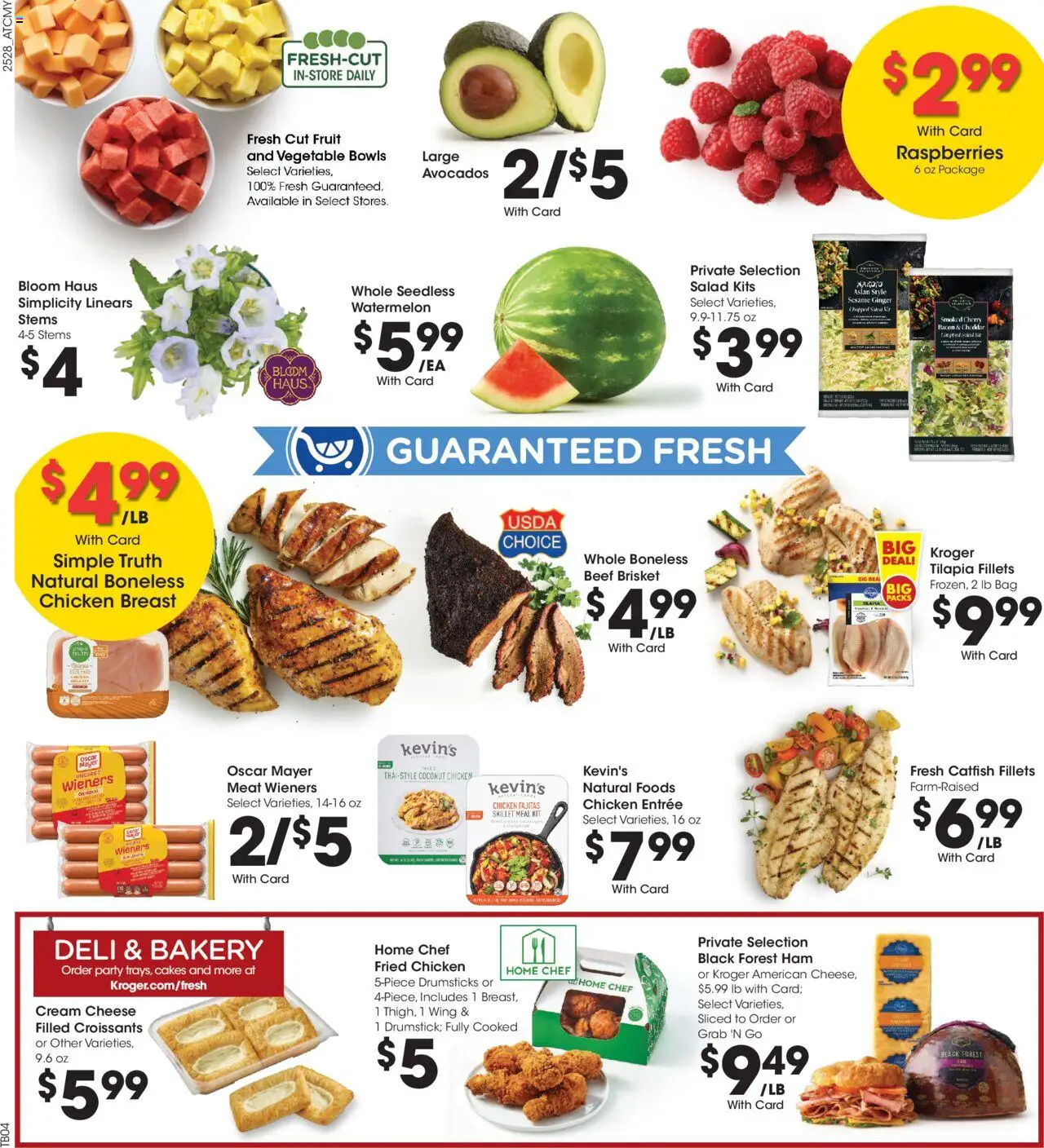 Kroger Weekly Ad - valid from 13.08.2025 | Page: 8 | Products: Skillet, Salad, Watermelon, Bag