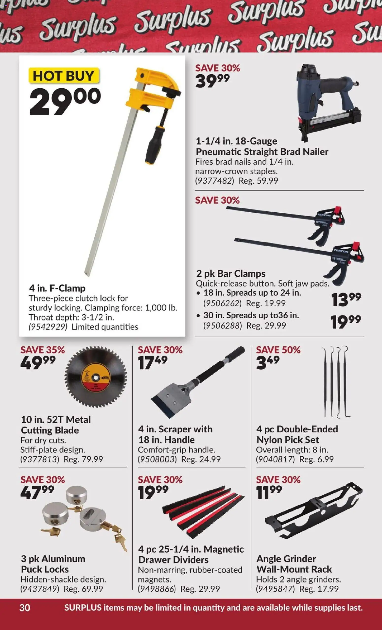 Princess Auto flyer valid from 24.02.2026 | Page: 34 | Products: PC, Grinder