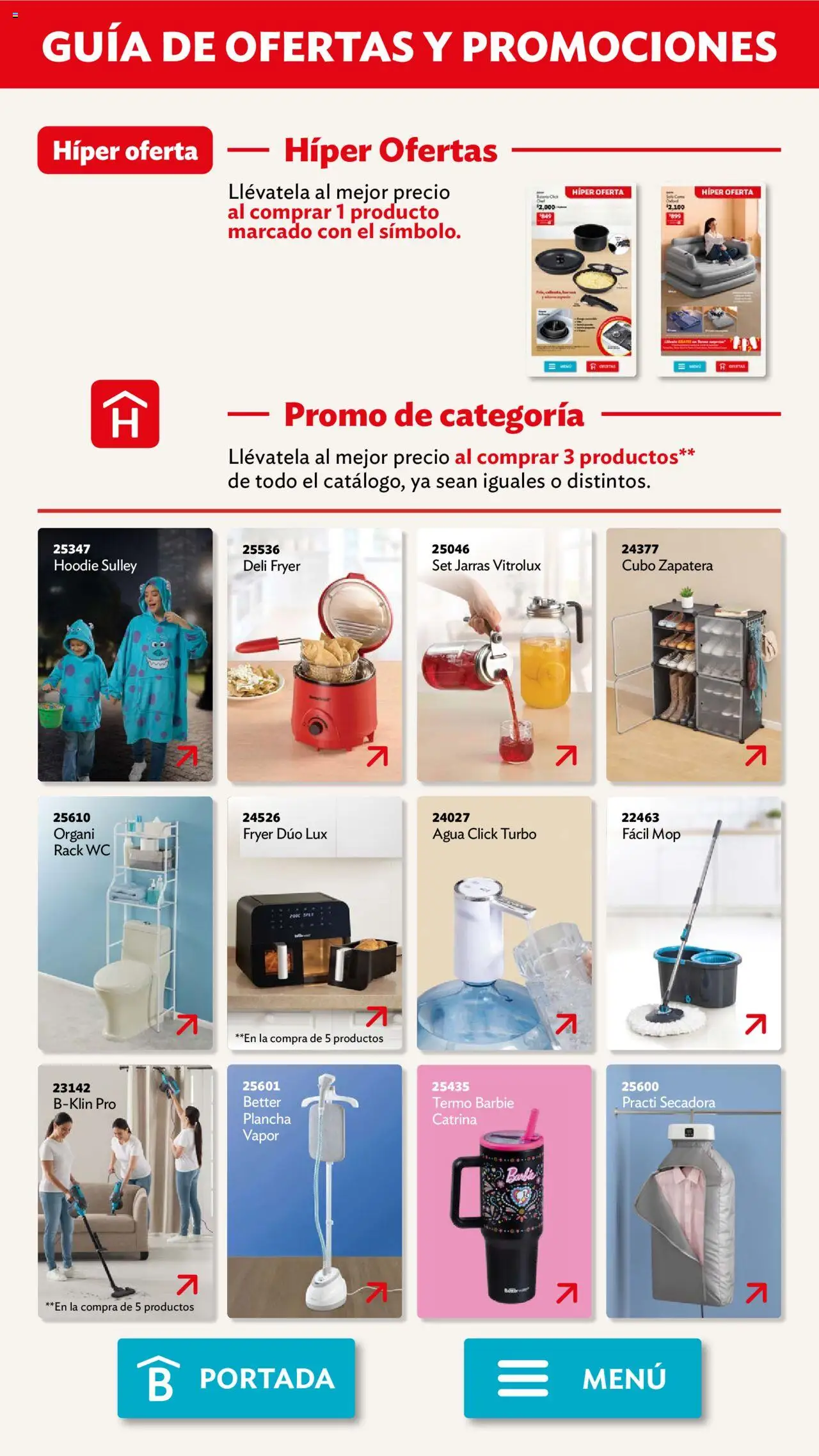 Nuevas ofertas de Betterware válidas en toda la República Mexicana desde el 29.09.2025. ¡Encuentra las mejores ofertas en Betterware - Campaña 10 2025! | Página: 120 | Productos: Agua, Wc, Plancha, Termo