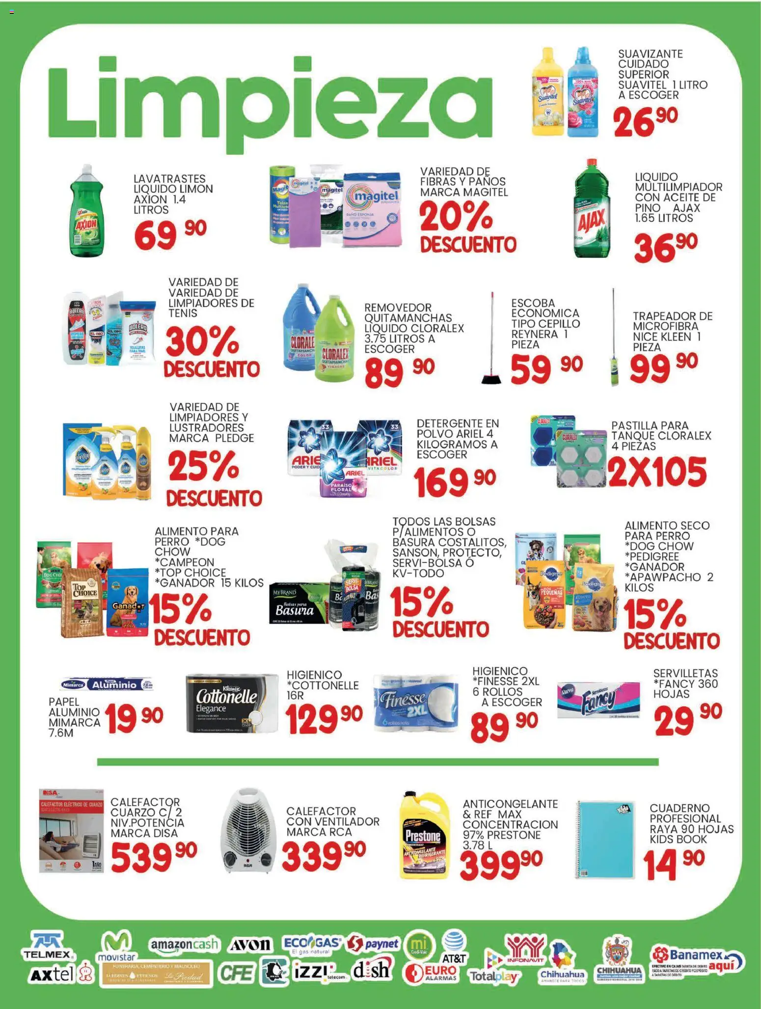 Nuevas ofertas de Alsuper válidas en toda la República Mexicana desde el 13.01.2026. ¡Encuentra las mejores ofertas en Alsuper folleto Chihuahua Capital! | Página: 5 | Productos: Detergente, Tenis, Esponja, Tablet