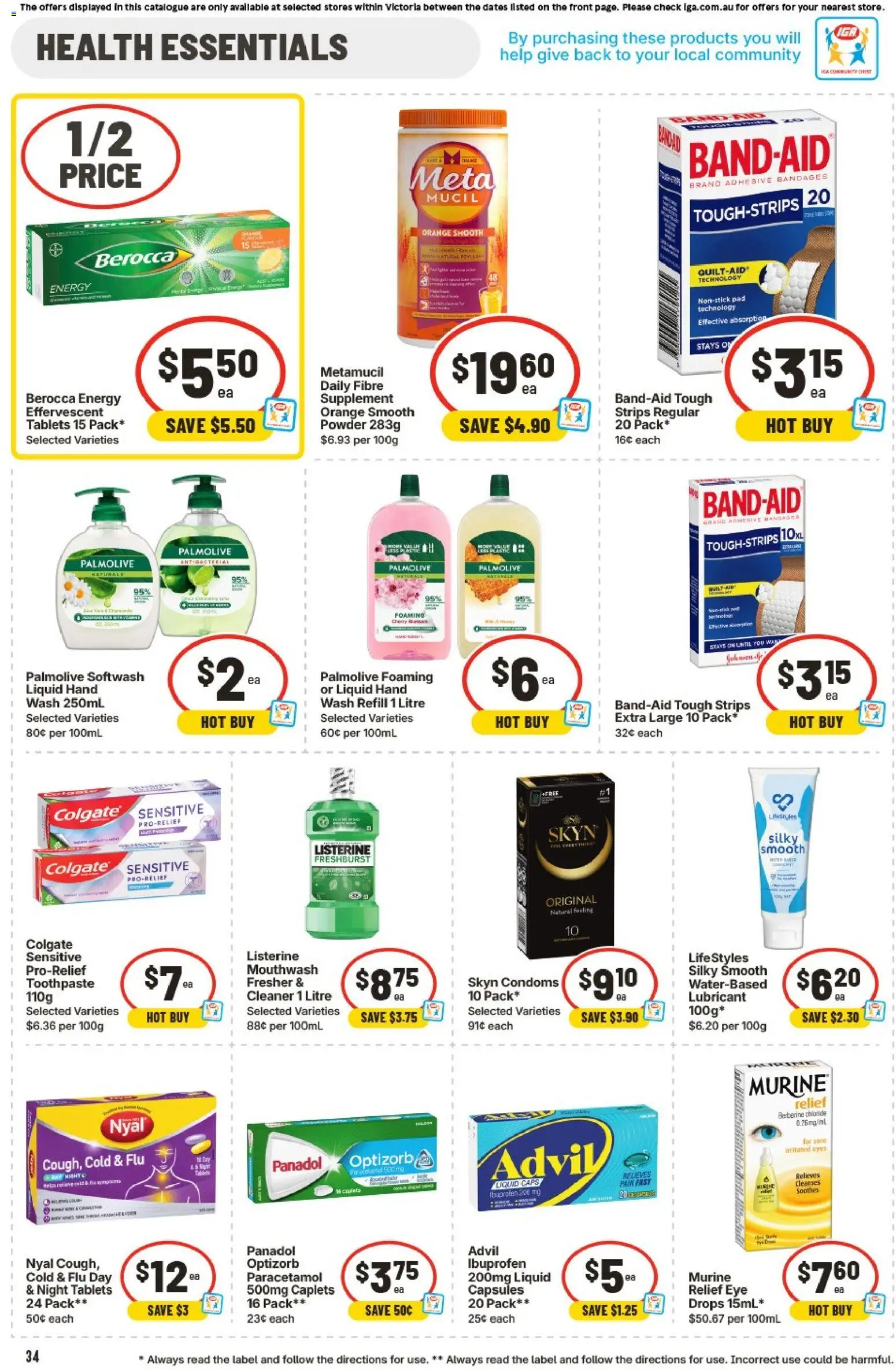 IGA catalogue - valid from 04.02.2026 | Page: 40 | Products: Cleaner, Toothpaste, Mouthwash, Tablets