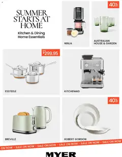Preview of Myer Catalogue Kitchen & Dining Home Essentials - valid from 14.10.2025