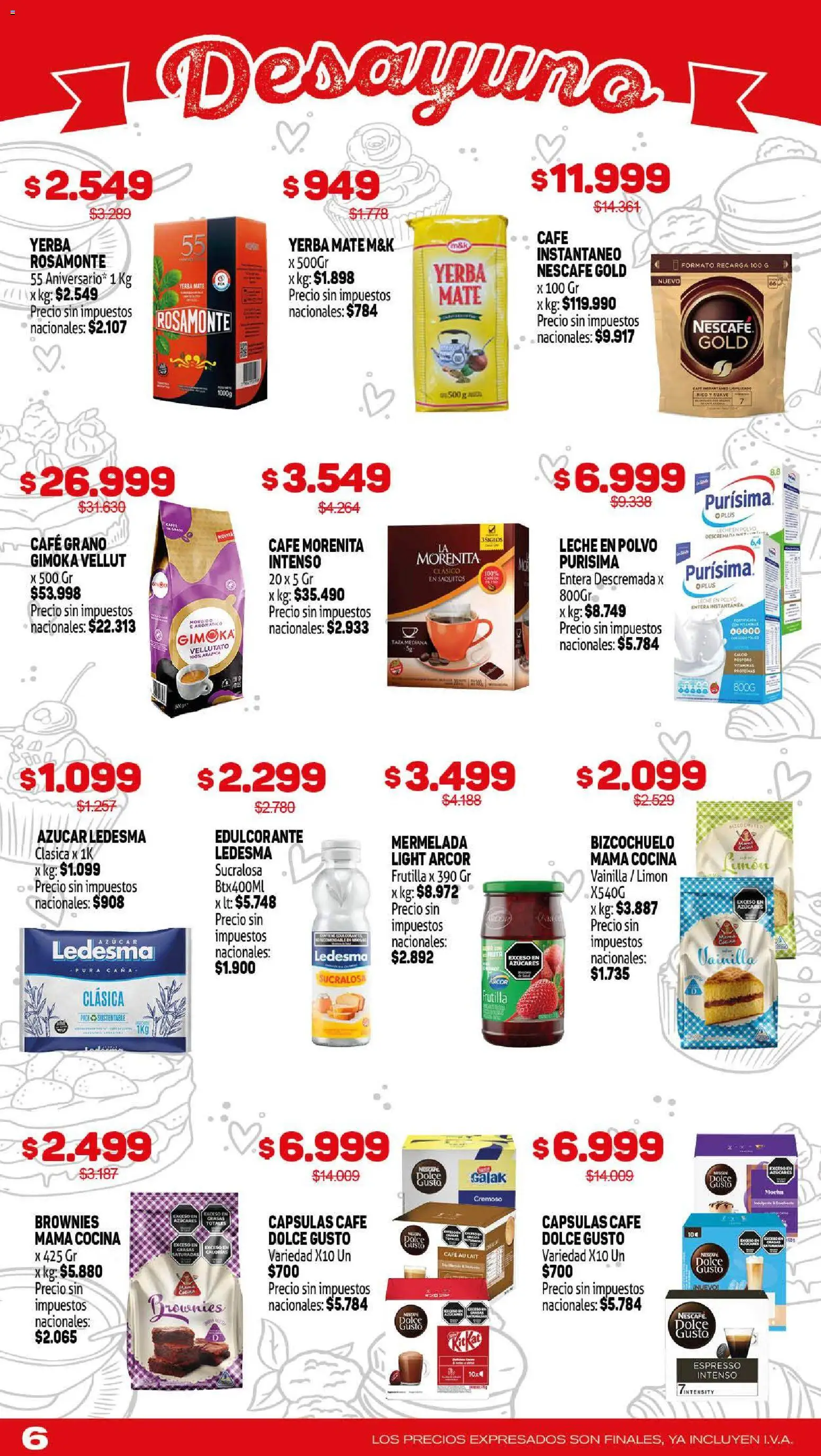 Makro ofertas │ válido desde el 22.07.2026 | Página: 6 | Productos: Cocina, Taza, Leche, Café