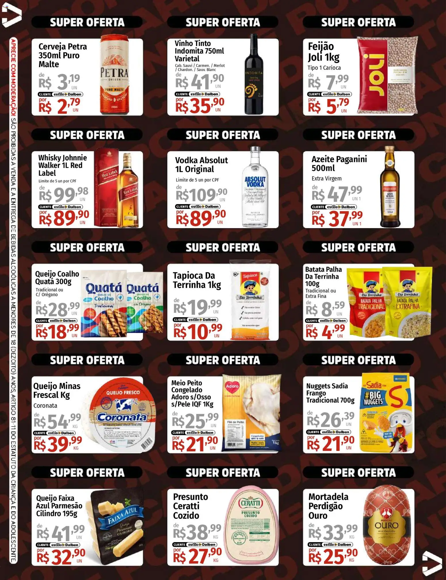 Supermercado Dalben Folheto - válido de 05.11.2025 | Página: 2 | Produtos: Tapioca, Parmesão, Batata palha, Orégano