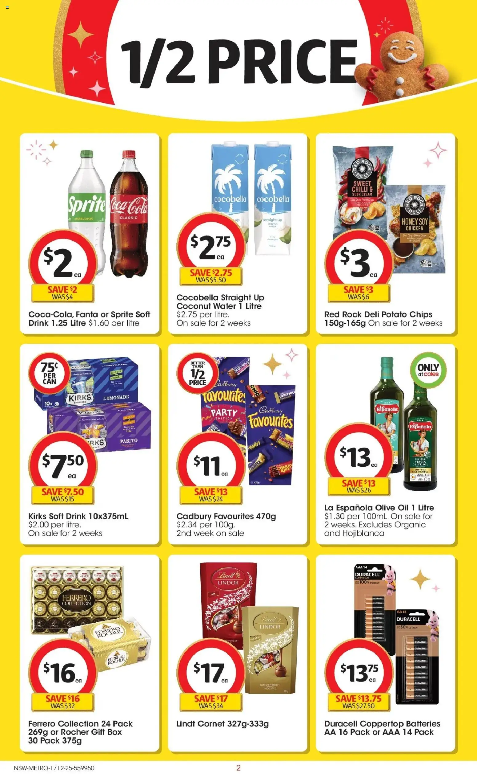 Coles catalogue - valid from 17.12.2025 | Page: 2 | Products: Box, Sour cream, Coca Cola, Chilli