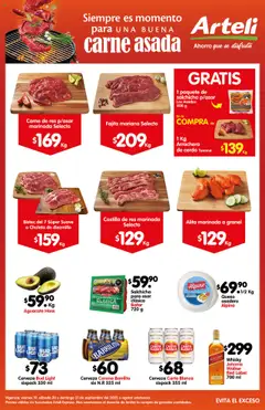 Vista previa de Arteli - Folleto Express Carnes & Cortes, nuevo folleto de la tienda, válido en México a partir del 19.09.2025