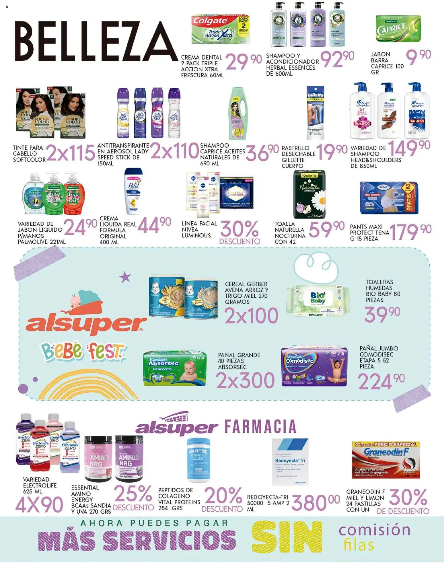 Nuevas ofertas de Alsuper válidas en toda la República Mexicana desde el 28.10.2025. ¡Encuentra las mejores ofertas en Alsuper folleto Durango! | Página: 4 | Productos: Sandía, Crema, Rastrillo, Limón