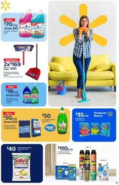 Nuevas ofertas de Walmart válidas en toda la República Mexicana desde el 17.09.2025. ¡Encuentra las mejores ofertas en Walmart - Folleto! | Página: 13 | Productos: Agua, Limón, Limpiador, Repelente