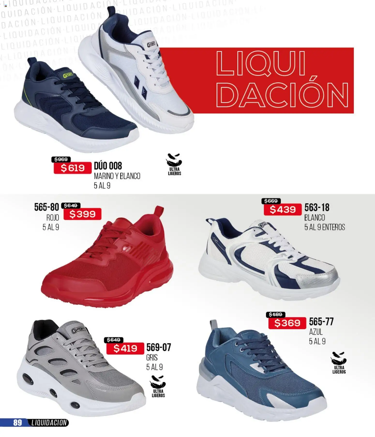 Nuevas ofertas de Cklass válidas en toda la República Mexicana desde el 18.03.2026. ¡Encuentra las mejores ofertas en Cklass catálogo Liquidación total calzado! | Página: 90