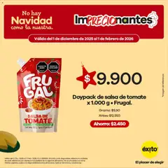 Éxito - Catálogo -  Vista previa de la revista de la tienda Éxito valido desde el 01.12.2025 | Página: 2