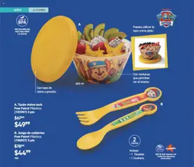 Nuevas ofertas de AVON válidas en toda la República Mexicana desde el 13.09.2025. ¡Encuentra las mejores ofertas en Juego de cubiertos Paw Patrol Plástico, (196837) 5 pts! | Página: 166 | Productos: Juego, Tenedor, Bowl