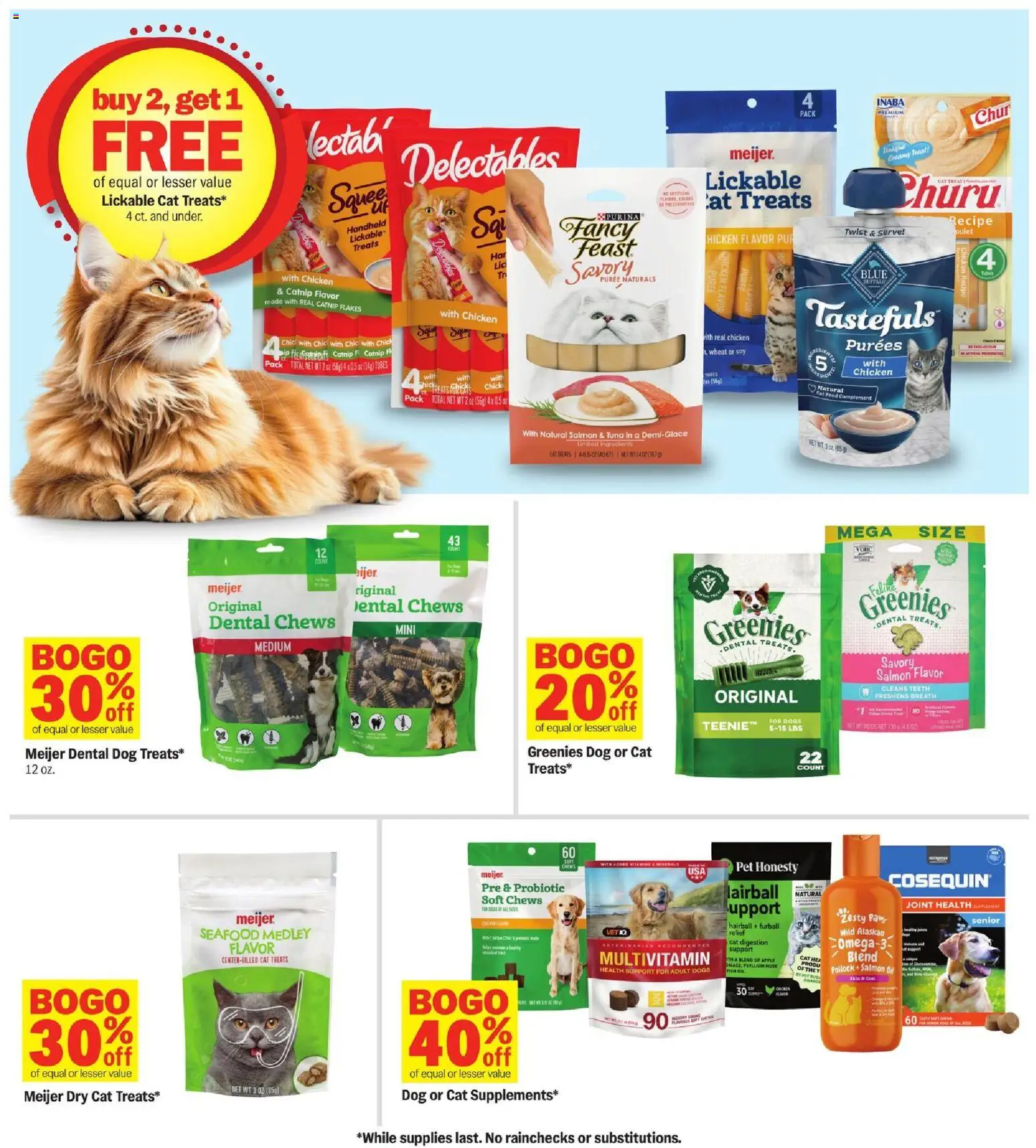Meijer Weekly Ad - MI - valid from 14.01.2026 | Page: 27 | Products: Multivitamin, Cat Food, Oil, Seafood