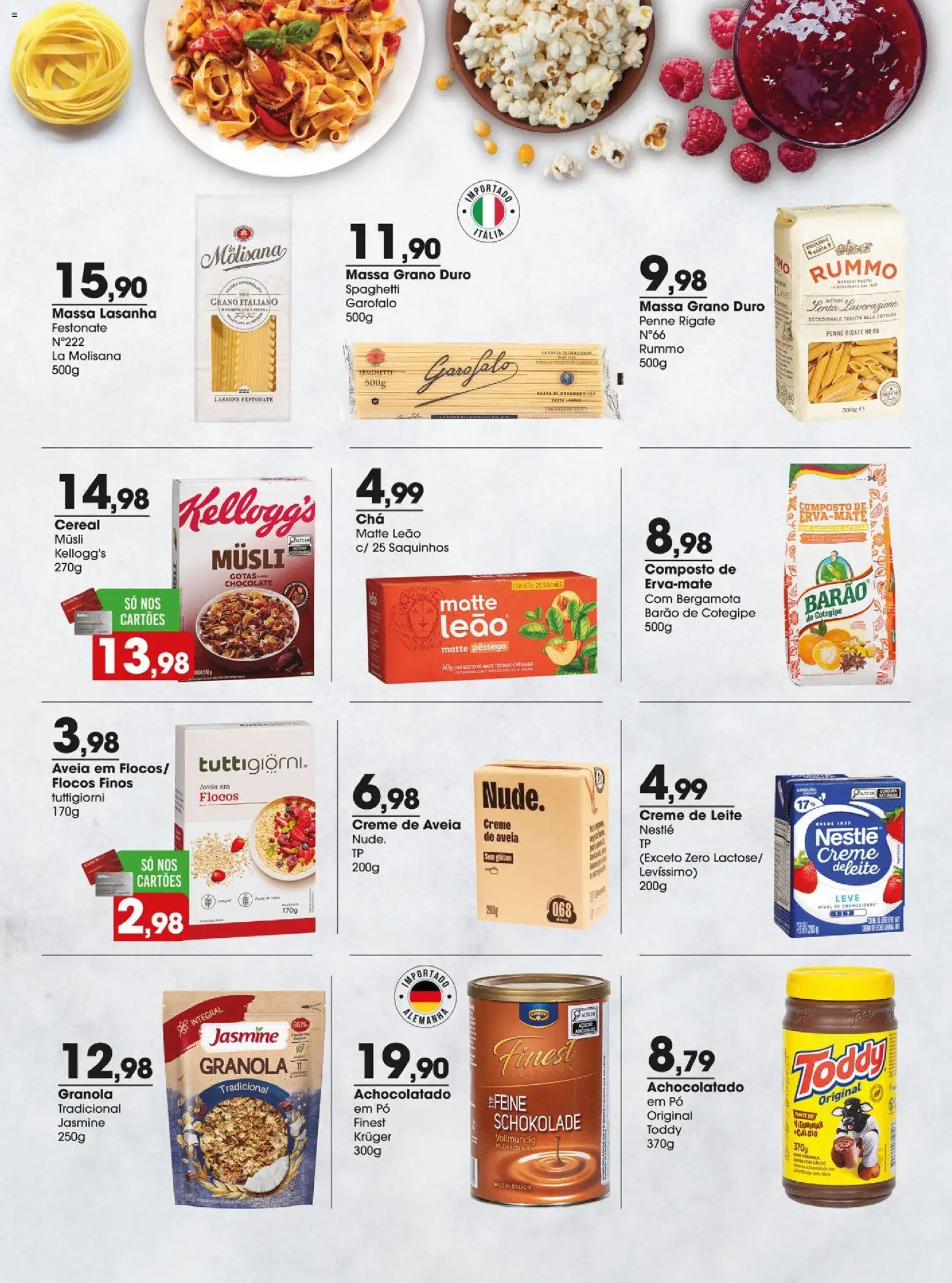 Zaffari Folheto - válido de 07.04.2026 | Página: 4 | Produtos: Achocolatado, Creme, Flocos, Creme de leite