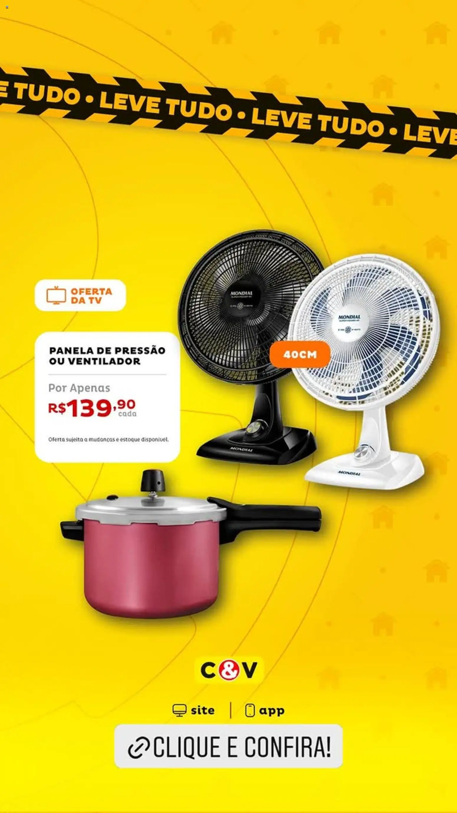 Casa e Video Folheto - válido de 31.10.2025 | Página: 3 | Produtos: Ventilador, Panela, Panela de pressão, Tv
