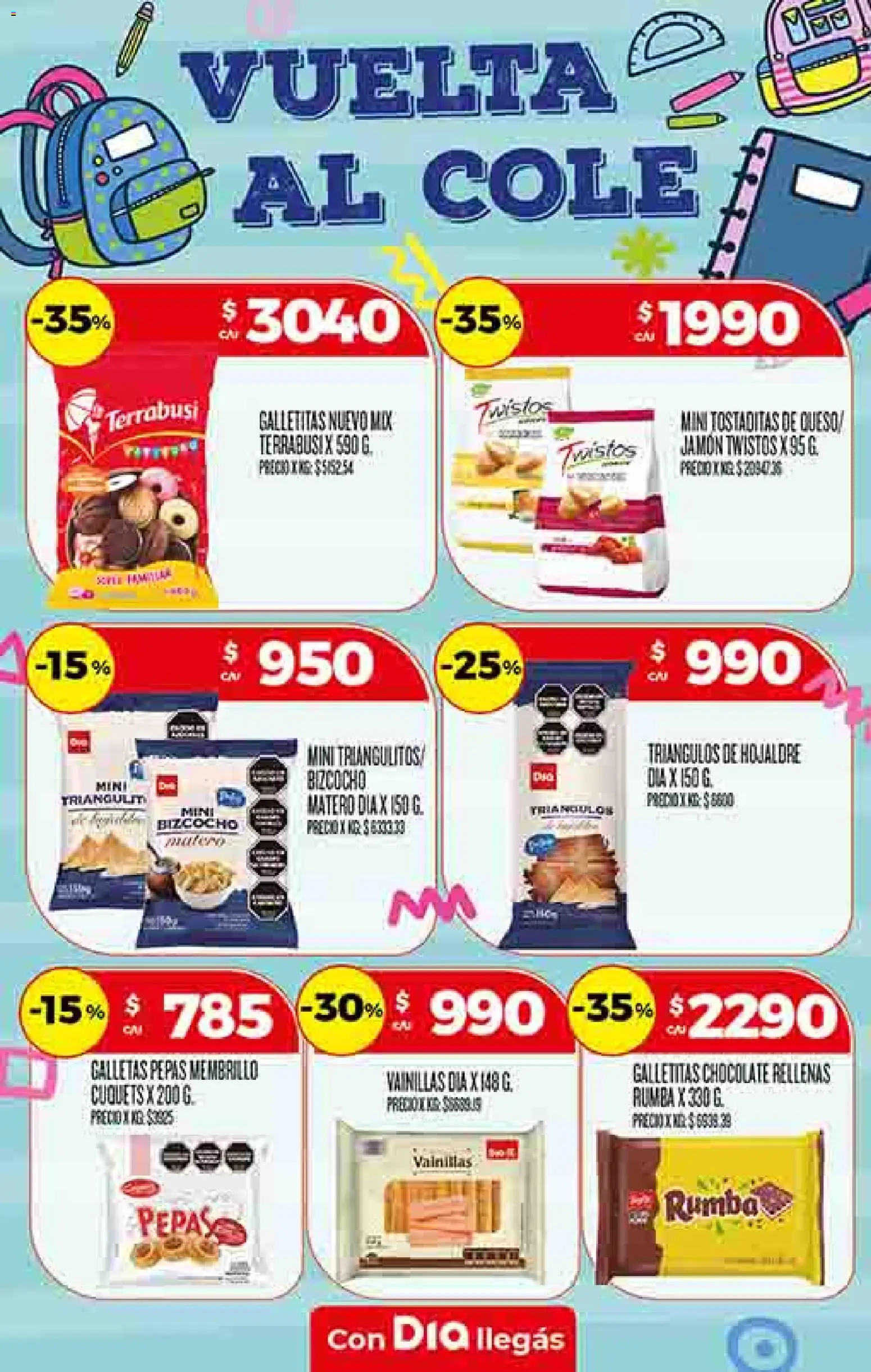 Supermercado DIA Ofertas │ válido desde el 18.02.2026 | Página: 11 | Productos: Galletitas, Chocolate, Jamón, Galletas