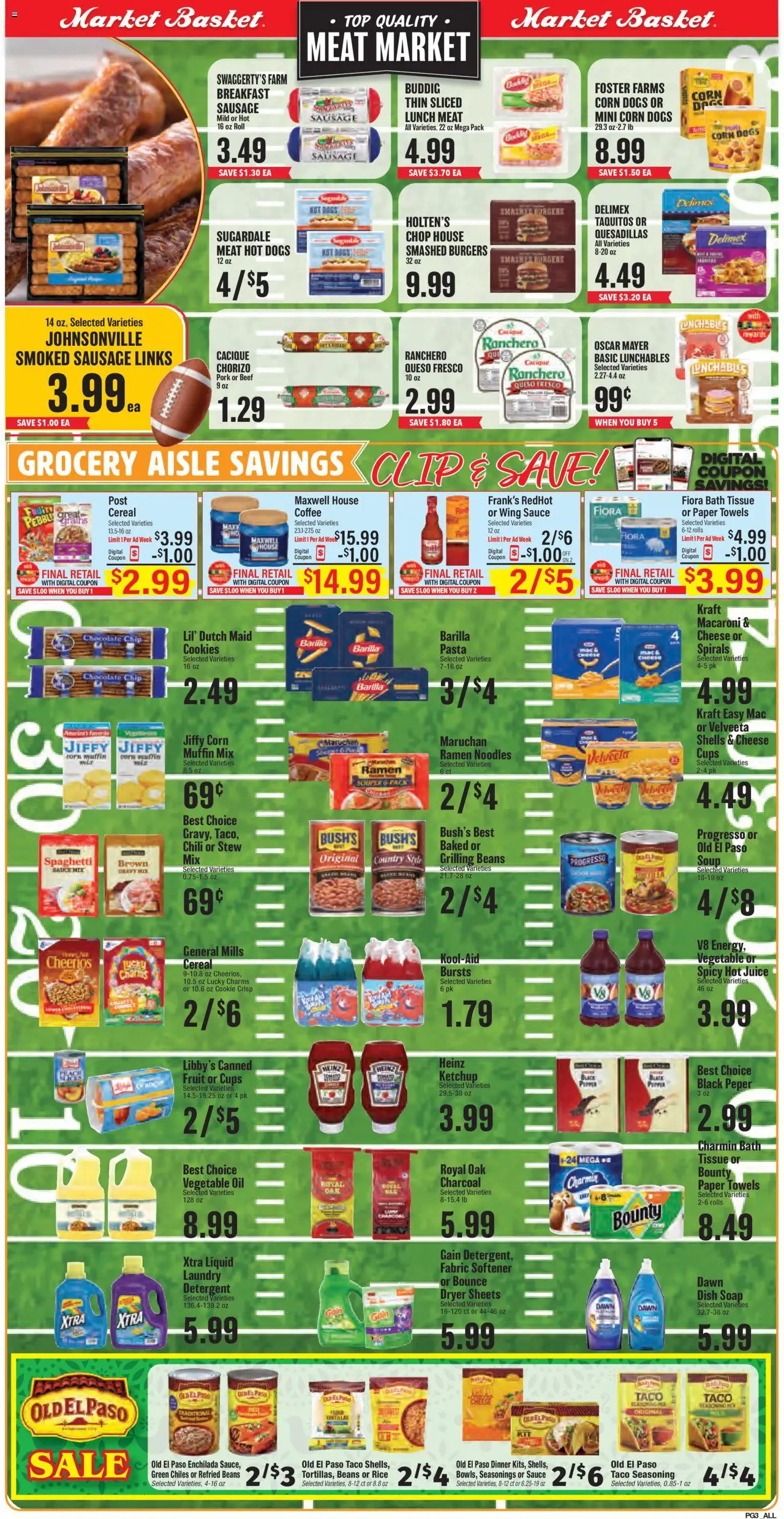 Market Basket Lake Charles - valid from 17.09.2025 | Page: 3 | Products: Coffee, Detergent, Ketchup, Sauce