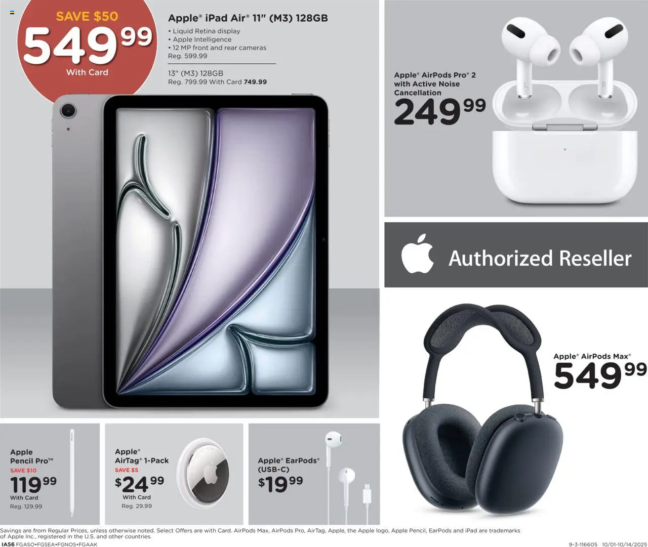 Fred Meyer Home & Apparel - valid from 08.10.2025 | Page: 11 | Products: Pencil, Ipad