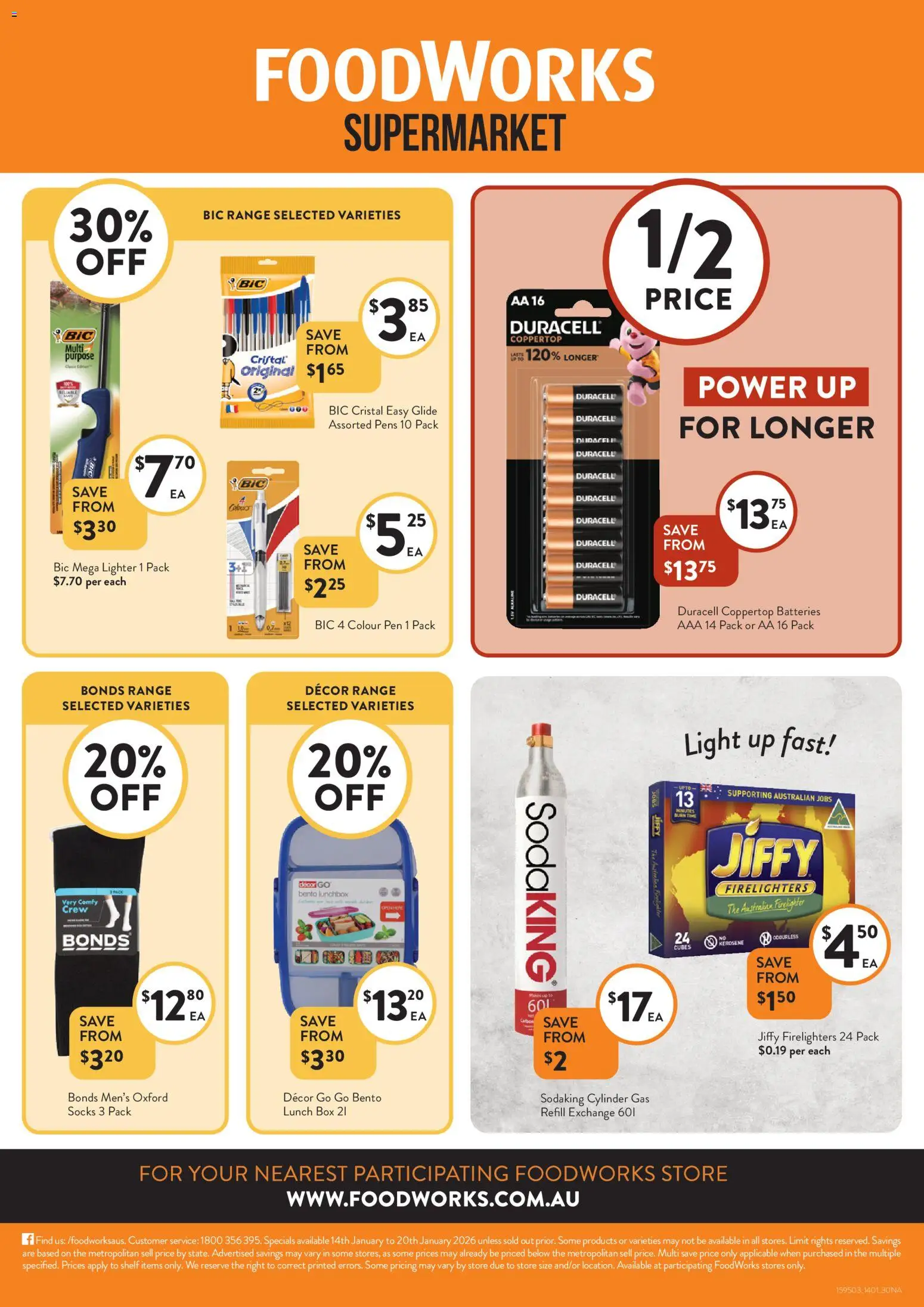 Foodworks catalogue - valid from 13.01.2026 | Page: 30 | Products: Shelf, Decor, Box, Socks