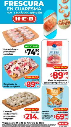 Vista previa de H-E-B folleto, nuevo folleto de la tienda, válido en México a partir del 17.02.2026