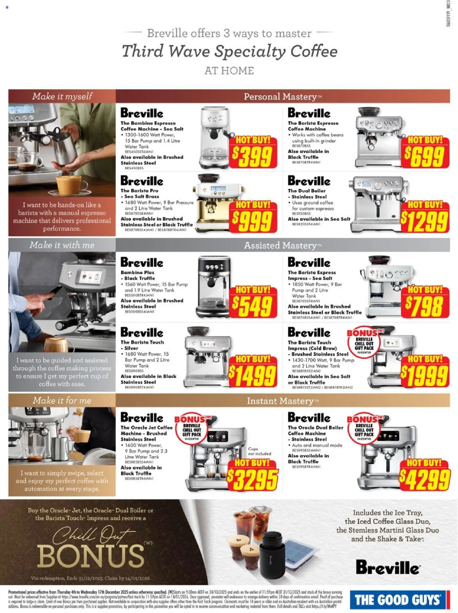 The Good Guys catalogue - valid from 03.12.2025 | Page: 10 | Products: Cups, Coffee, Water, Grinder
