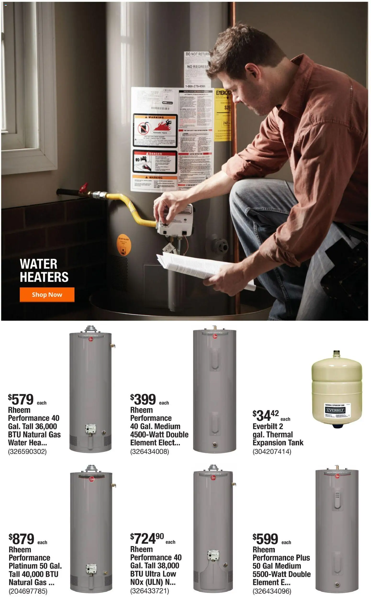 Home Depot Weekly Ad - valid from 19.02.2026 | Page: 8 | Products: Water