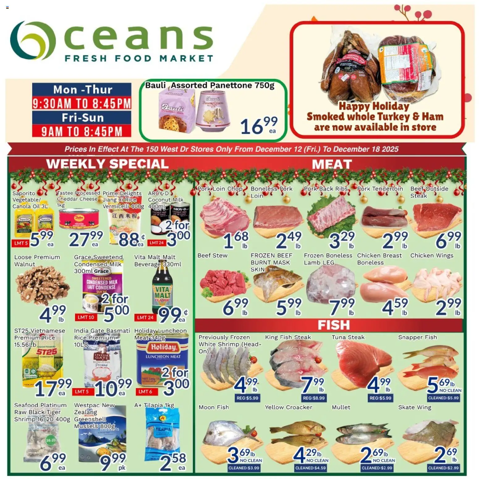 Oceans flyer valid from 12.12.2025 | Page: 1