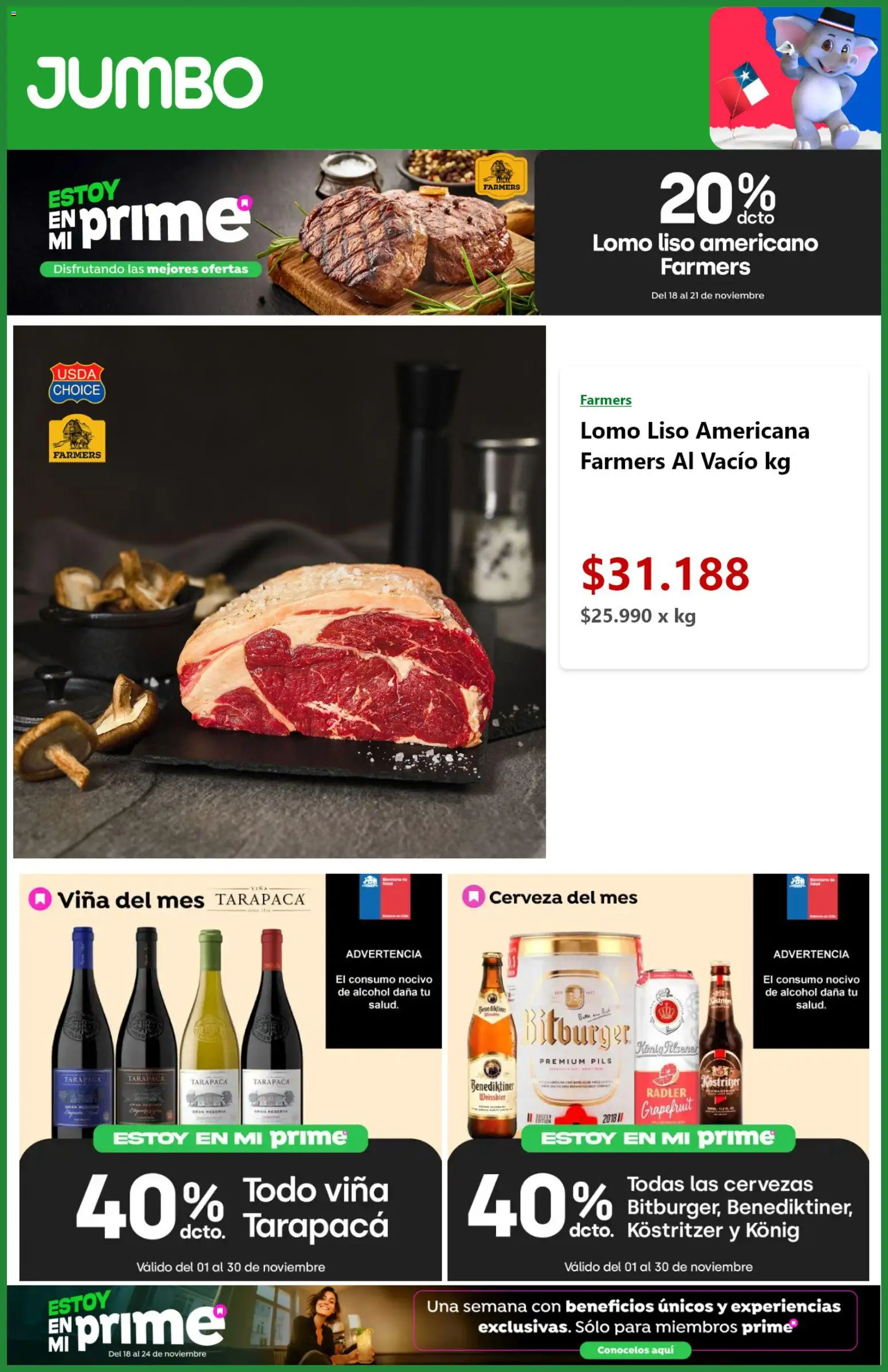 Jumbo ofertas  │ válido desde el 18.11.2025 | Página: 2 | Productos: Cerveza