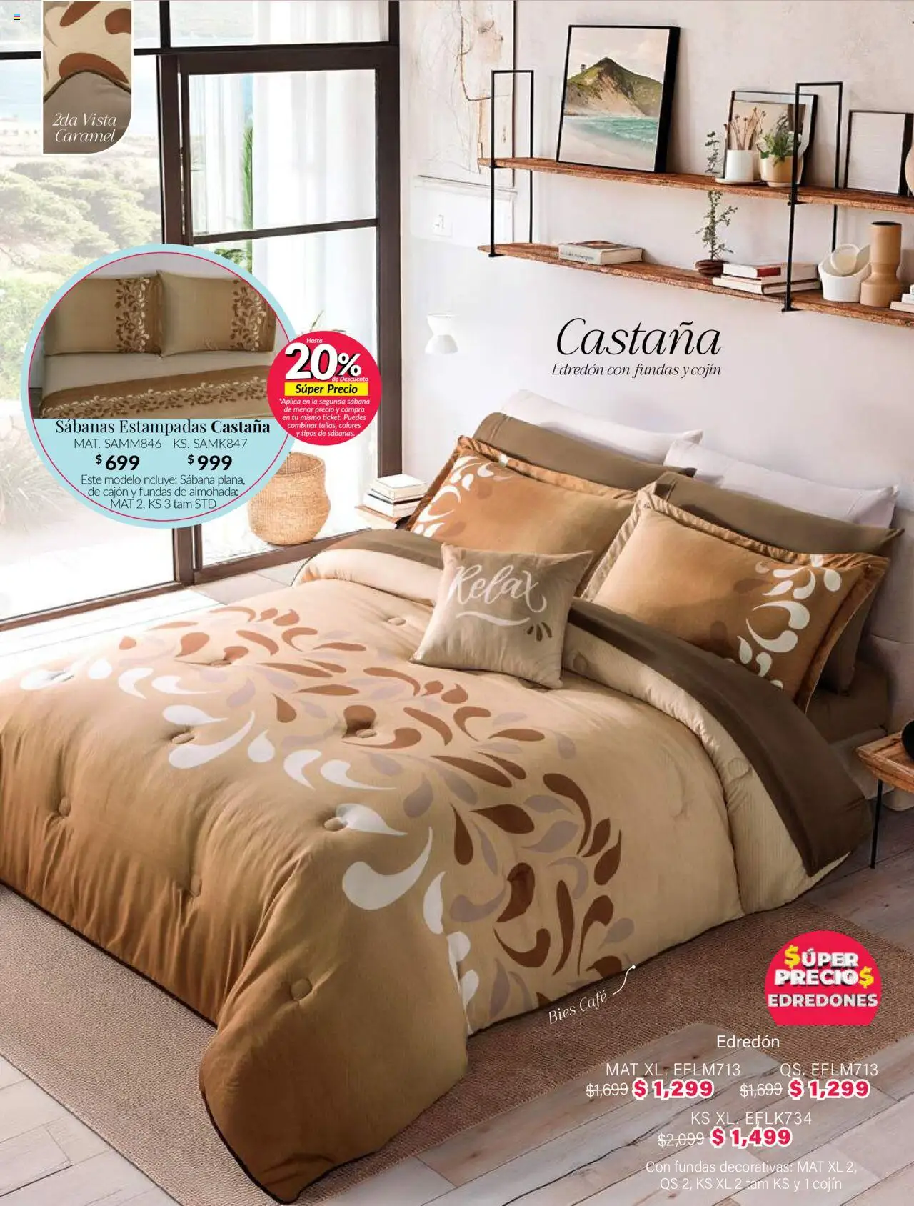 Nuevas ofertas de Colchas Concord válidas en toda la República Mexicana desde el 01.08.2025. ¡Encuentra las mejores ofertas en Colchas Concord - Catálogo! | Página: 83 | Productos: Café, Almohada, Sabanas