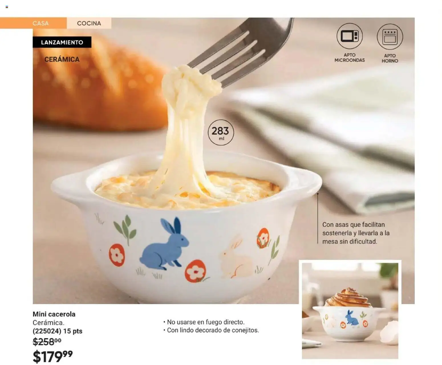 Nuevas ofertas de AVON válidas en toda la República Mexicana desde el 30.01.2026. ¡Encuentra las mejores ofertas en AVON Casa & Estilo 3 2026! | Página: 50 | Productos: Horno, Cacerola, Cocina, Mesa