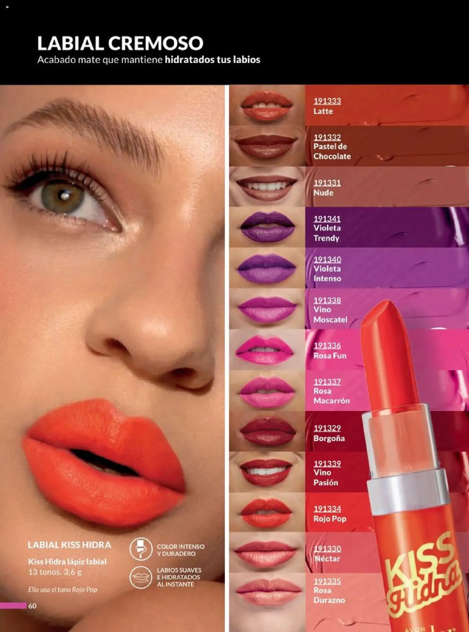 Nuevas ofertas de AVON válidas en toda la República Mexicana desde el 20.12.2025. ¡Encuentra las mejores ofertas en AVON campaña 1 2026! | Página: 65 | Productos: Durazno, Chocolate, Mate, Lápiz labial