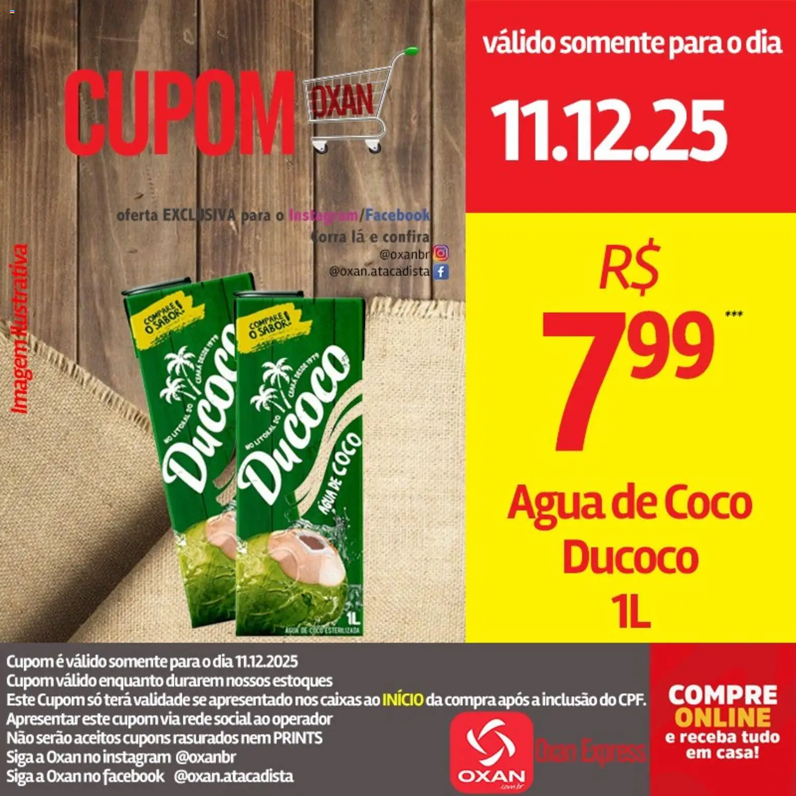 Oxan Atacadista Folheto - válido de 11.12.2025 | Página: 13 | Produtos: Coco, Água de coco