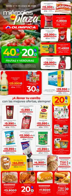 Olímpica - Miércoles de plaza -  Vista previa de la revista de la tienda Olímpica valido desde el 14.01.2026