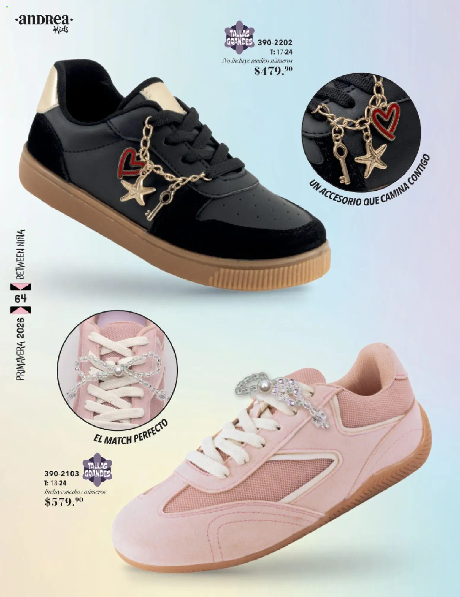 Nuevas ofertas de Andrea válidas en toda la República Mexicana desde el 25.01.2026. ¡Encuentra las mejores ofertas en Andrea catálogo Infantil! | Página: 64