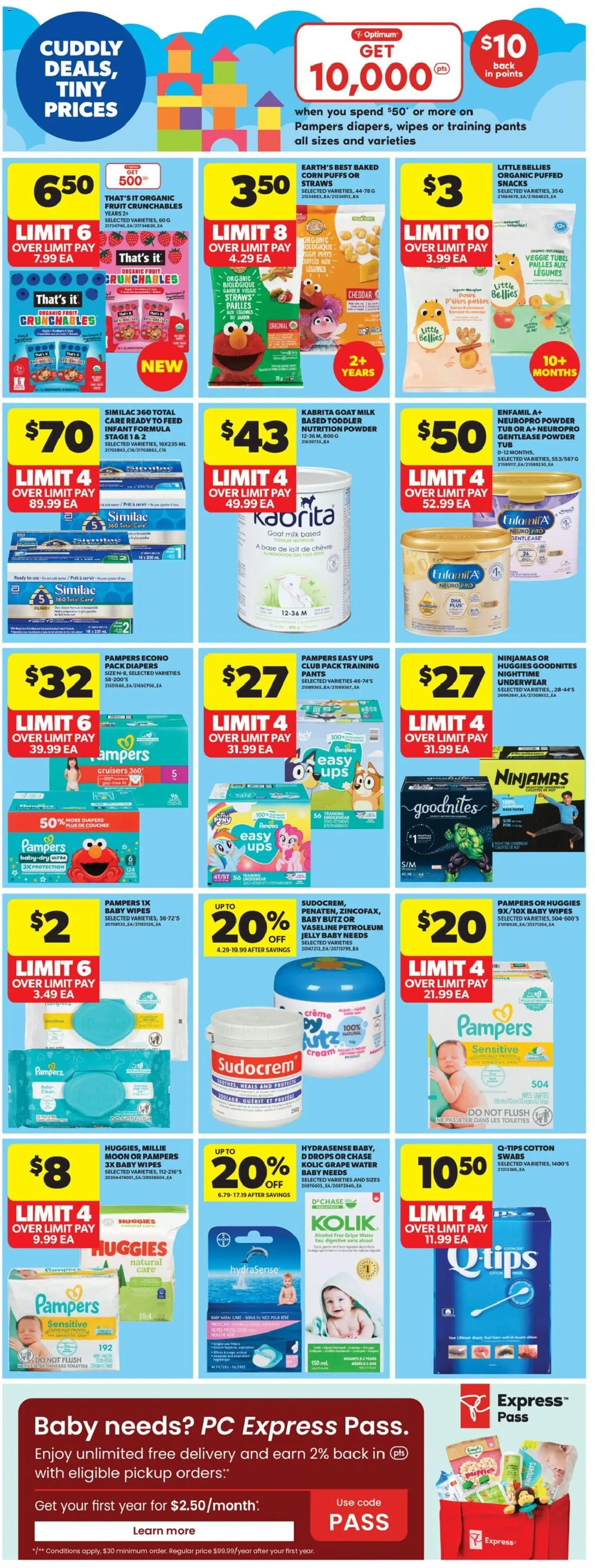 Real Canadian Superstore flyer valid from 09.04.2026 | Page: 30 | Products: Cream, Powder, Milk, Pants