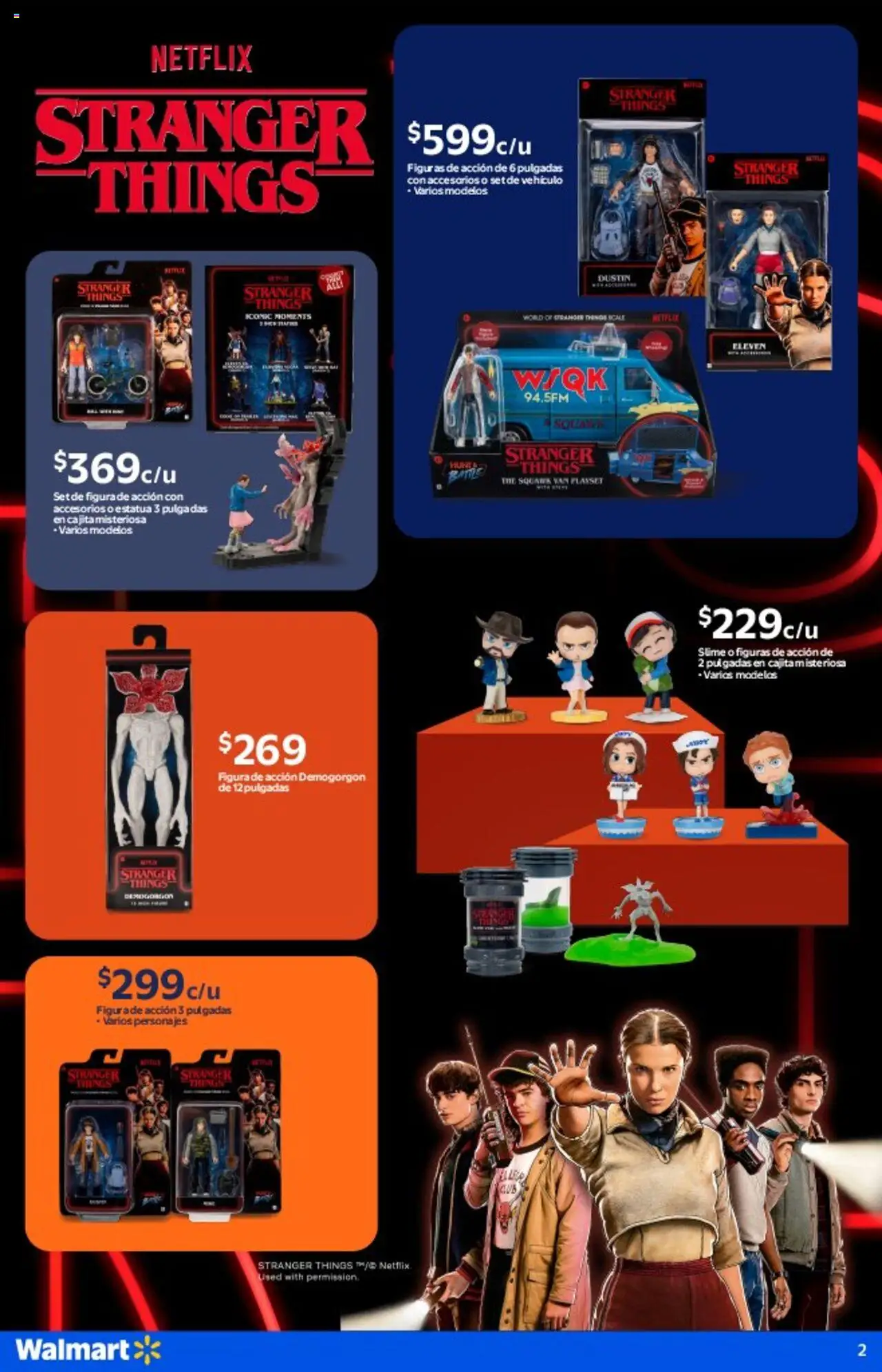 Nuevas ofertas de Walmart válidas en toda la República Mexicana desde el 14.10.2025. ¡Encuentra las mejores ofertas en Walmart - Folleto Stranger Things! | Página: 2