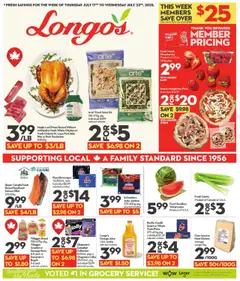 Preview of Longo's weekly flyer / circulaire from shop Longo's valid from 17.07.2025