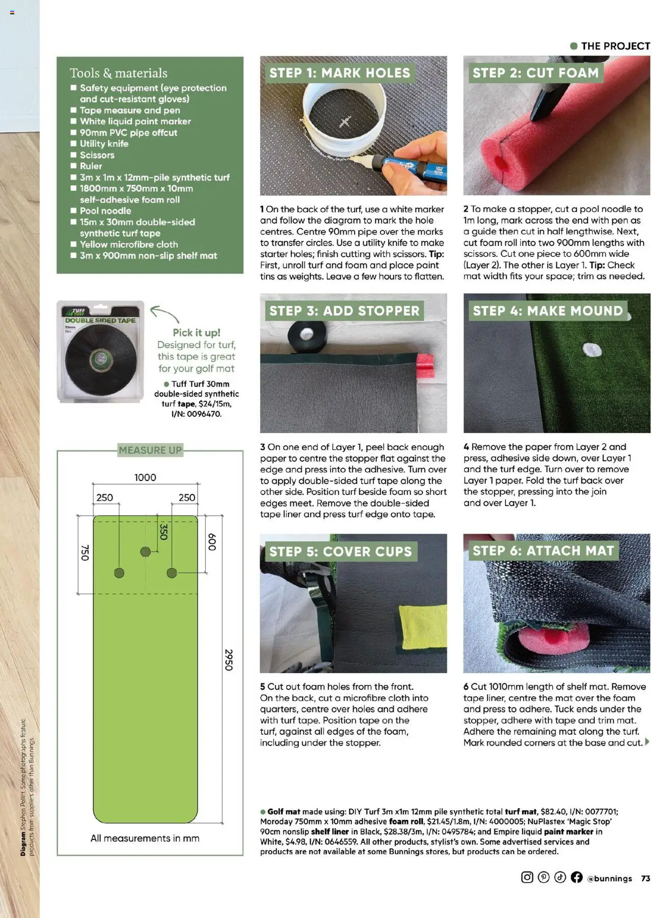 Bunnings Warehouse catalogue - valid from 01.08.2025 | Page: 77 | Products: Cloth, Cups, Peel, One piece