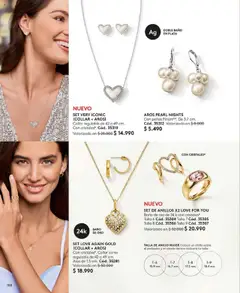 Catálogo Ésika Campaña 17 válido desde el 14.10.2025 | Página: 112 | Productos: Collar, Aros, Anillo, Sobre