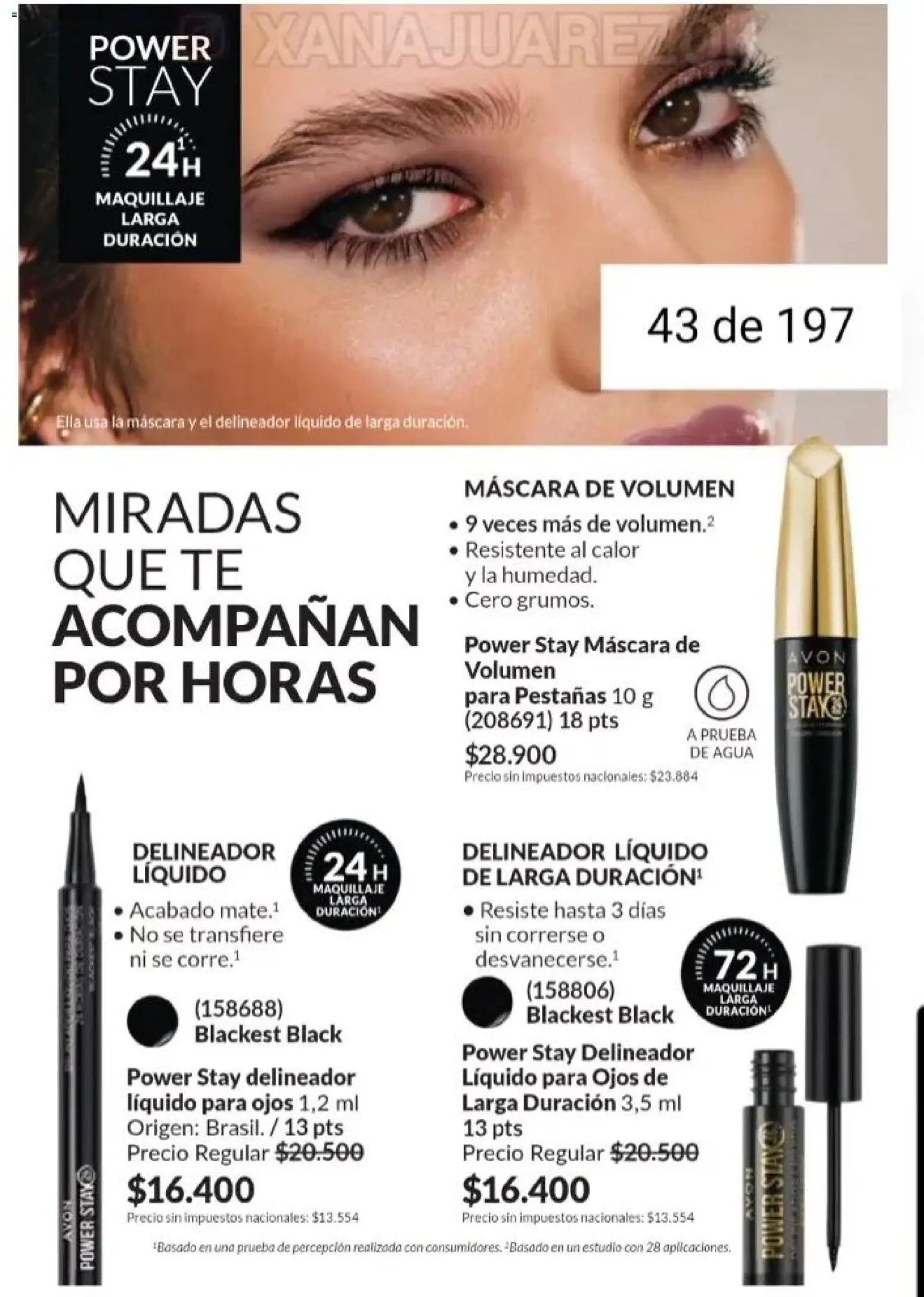 Catálogo AVON Campaña 15/2025 │ válido desde el 23.10.2025 | Página: 37 | Productos: Maquillaje, Delineador, Agua, Té