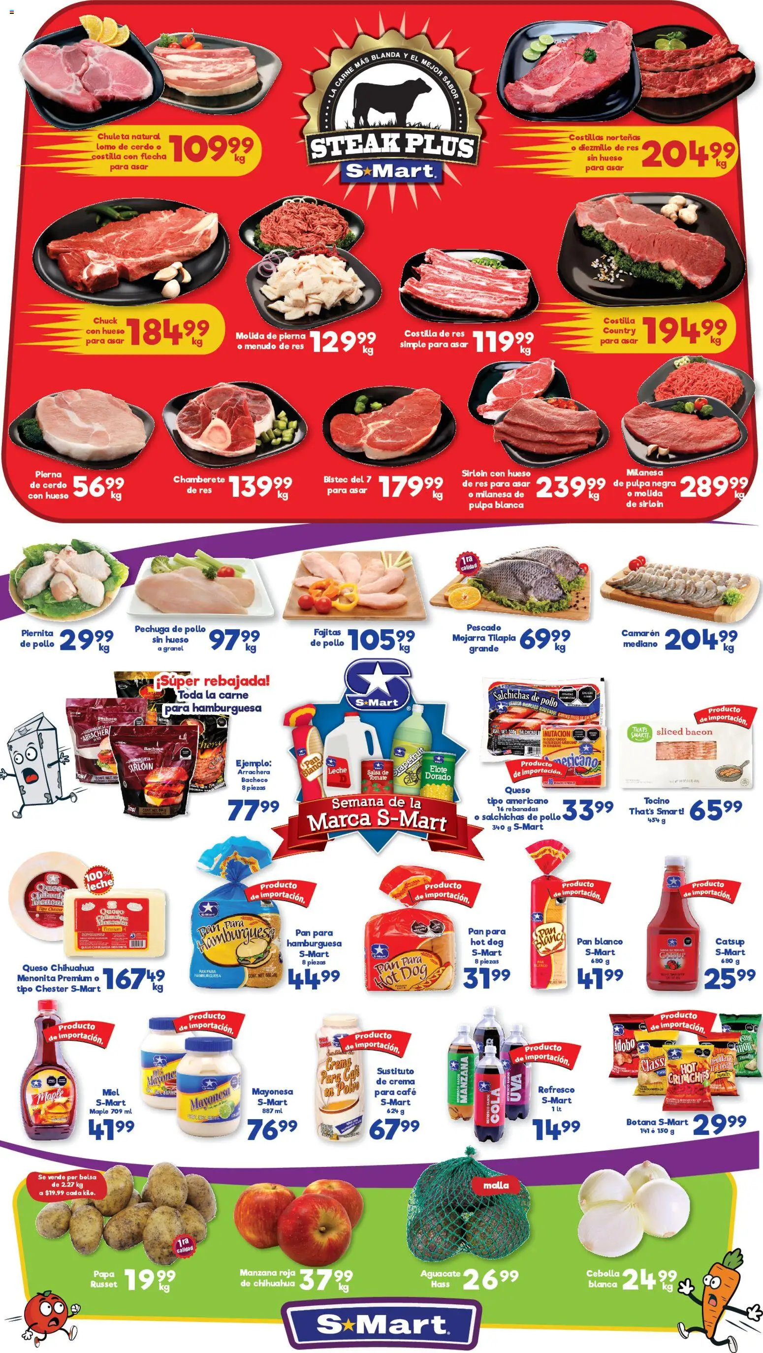 Nuevas ofertas de S-Mart válidas en toda la República Mexicana desde el 06.02.2026. ¡Encuentra las mejores ofertas en S-Mart folleto Monterrey! | Página: 1