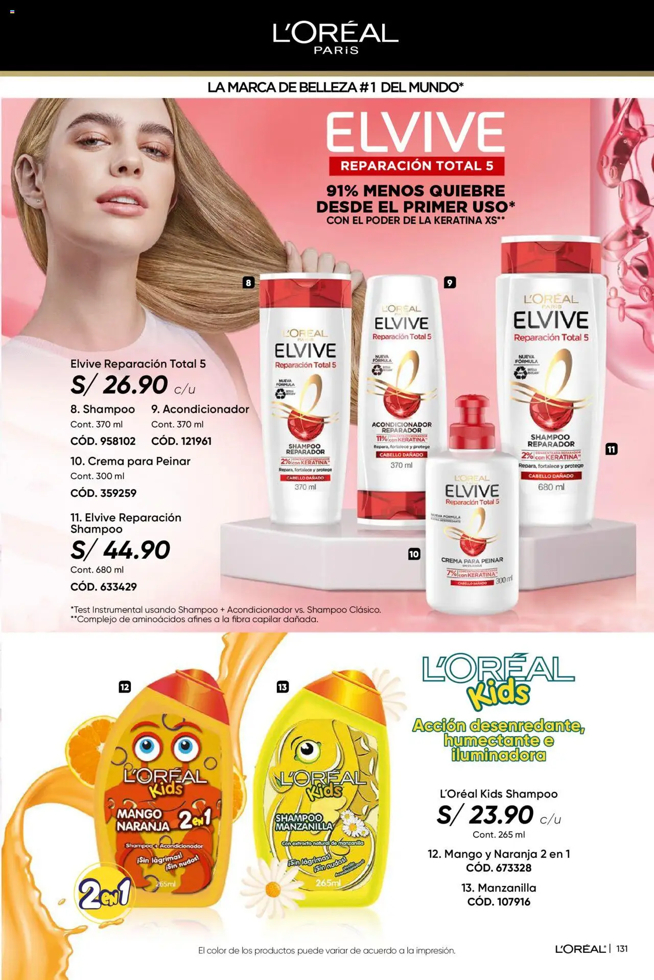 Catálogo Azzorti válido desde 28.07.2025 | Página: 133 | Productos: Shampoo, Acondicionador, Crema
